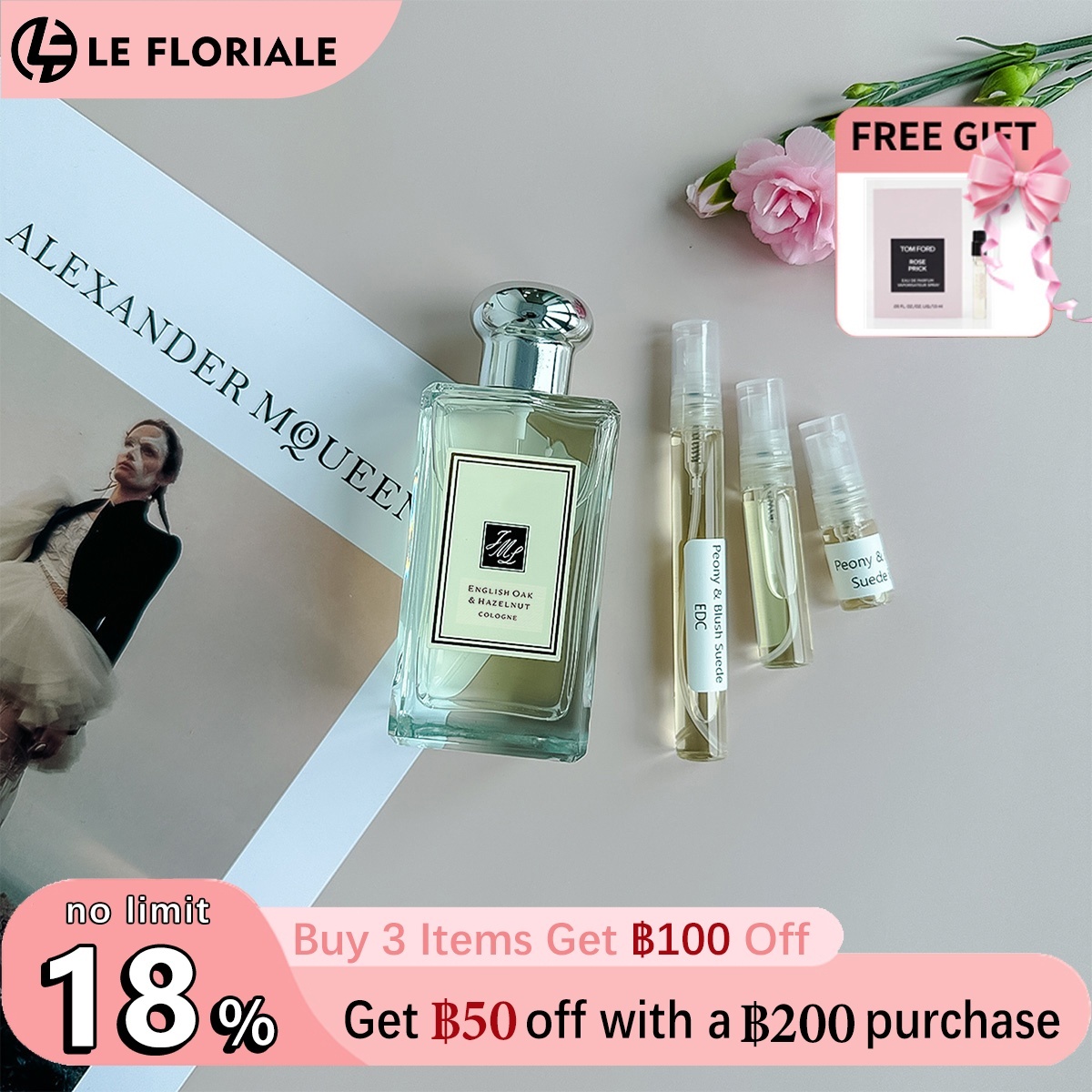 【ของแท้✓ติดทนนาน】English Oak & Hazelnut EDC 2ml / 5ml / 10ml น้ําหอม unisex น้ำหอมพกพา  น้ำหอมแท้แบ่งขาย น้ำหอมมินิ
