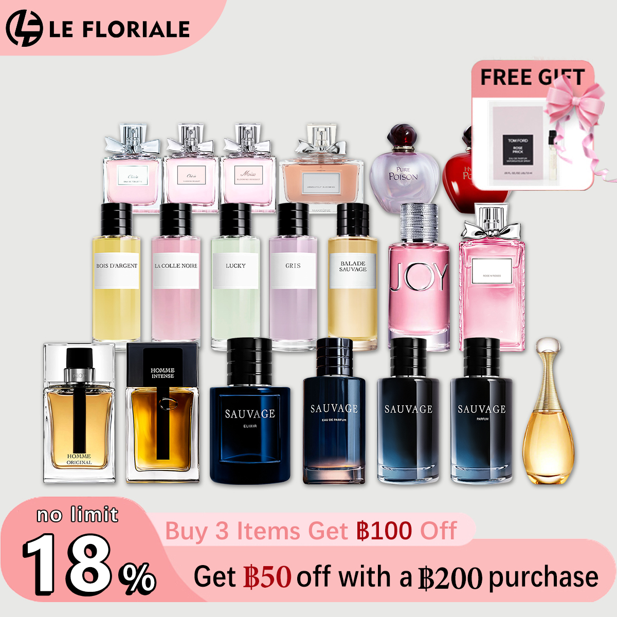 【ของแท้✓จัดส่งรวดเร็ว】Sauvage EDT & Blooming Bouquet EDT & J'adore 2ml/5ml/10ml น้ำหอมพกพา น้ําหอมชาย น้ำหอมผู้หญิง กลิ่นติดทนนาน