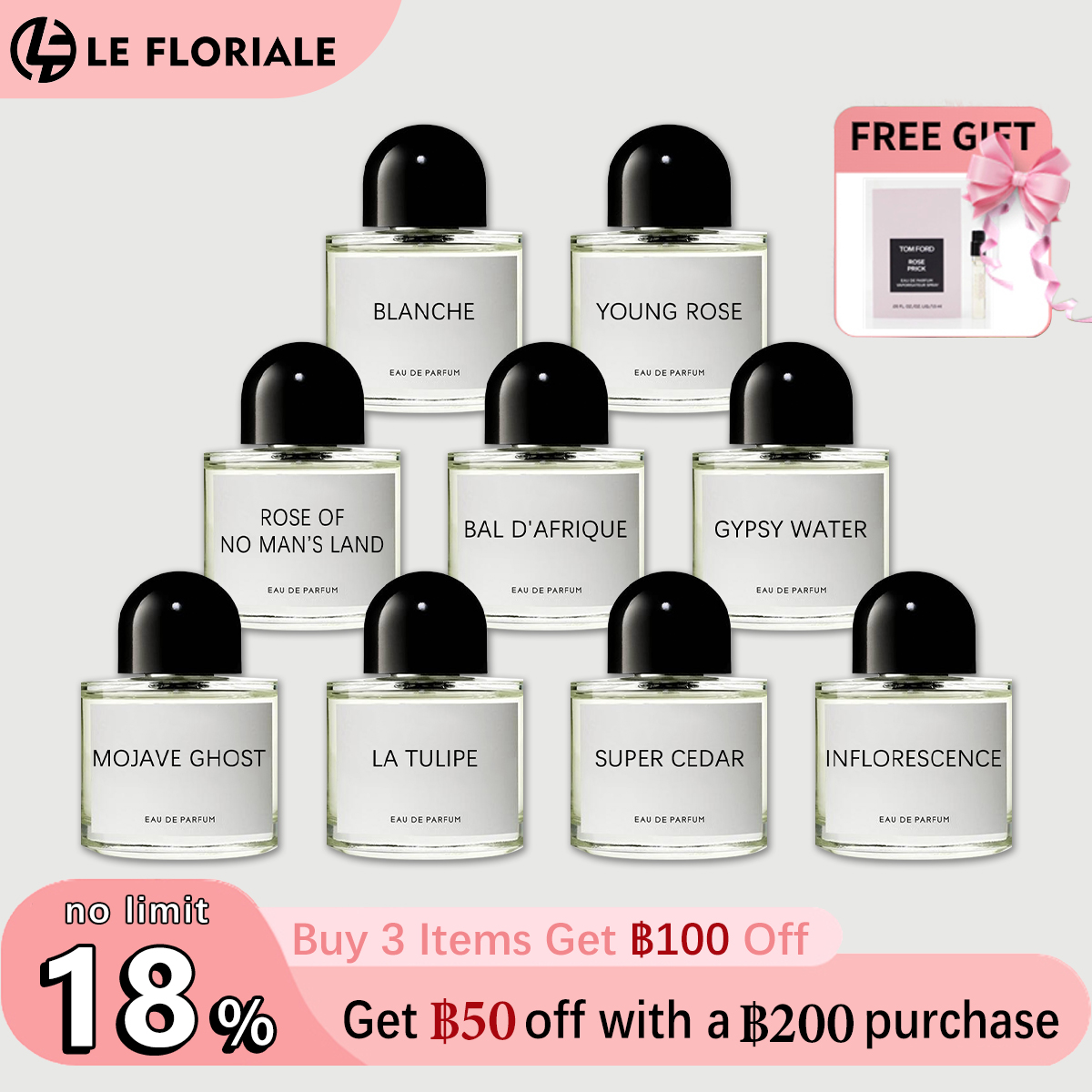 【ของแท้✓จัดส่งรวดเร็ว】Mojave Ghost EDP & Blanche & La Tulipe EDP 2ml/5ml/10ml น้ําหอม unisex น้ำหอมพกพา  น้ำหอมขายดี  กลิ่นติดทนนาน ตัวอย่างน้ำหอมแบรนด์