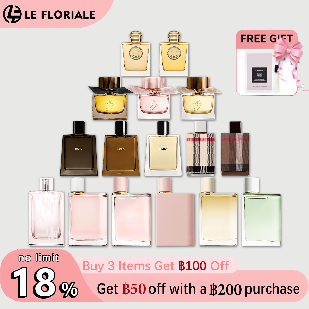 【ของแท้✓จัดส่งรวดเร็ว】My Black Parfum & Her EDP & My Blush EDP 2ml/5ml/10ml น้ำหอมพกพา น้ําหอมผู้หญิง กลิ่นติดทนนาน น้ําหอมชาย ขนาดทดลอง