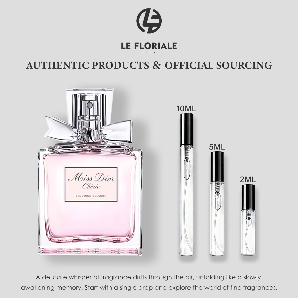 COD Dior Sauvage EDT & Blooming Bouquet EDT & J'adore 2ml/5ml/10ml Men's and women's perfume