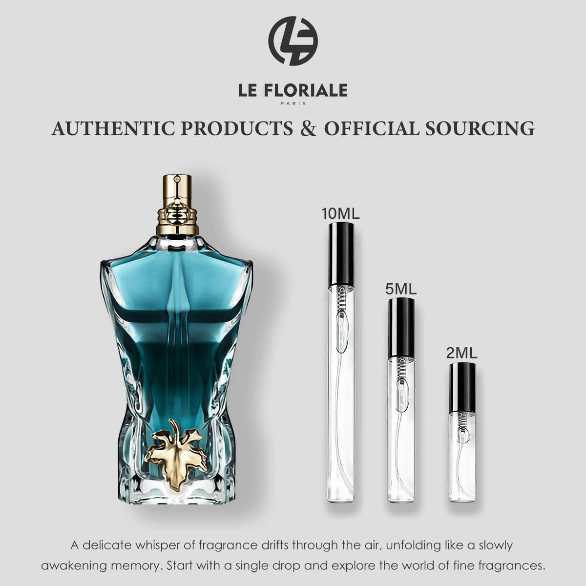 COD Jean Paul Gaultier Le Male Le Parfum & Le Beau EDT 2ml/5ml/10ml Men's Perfume