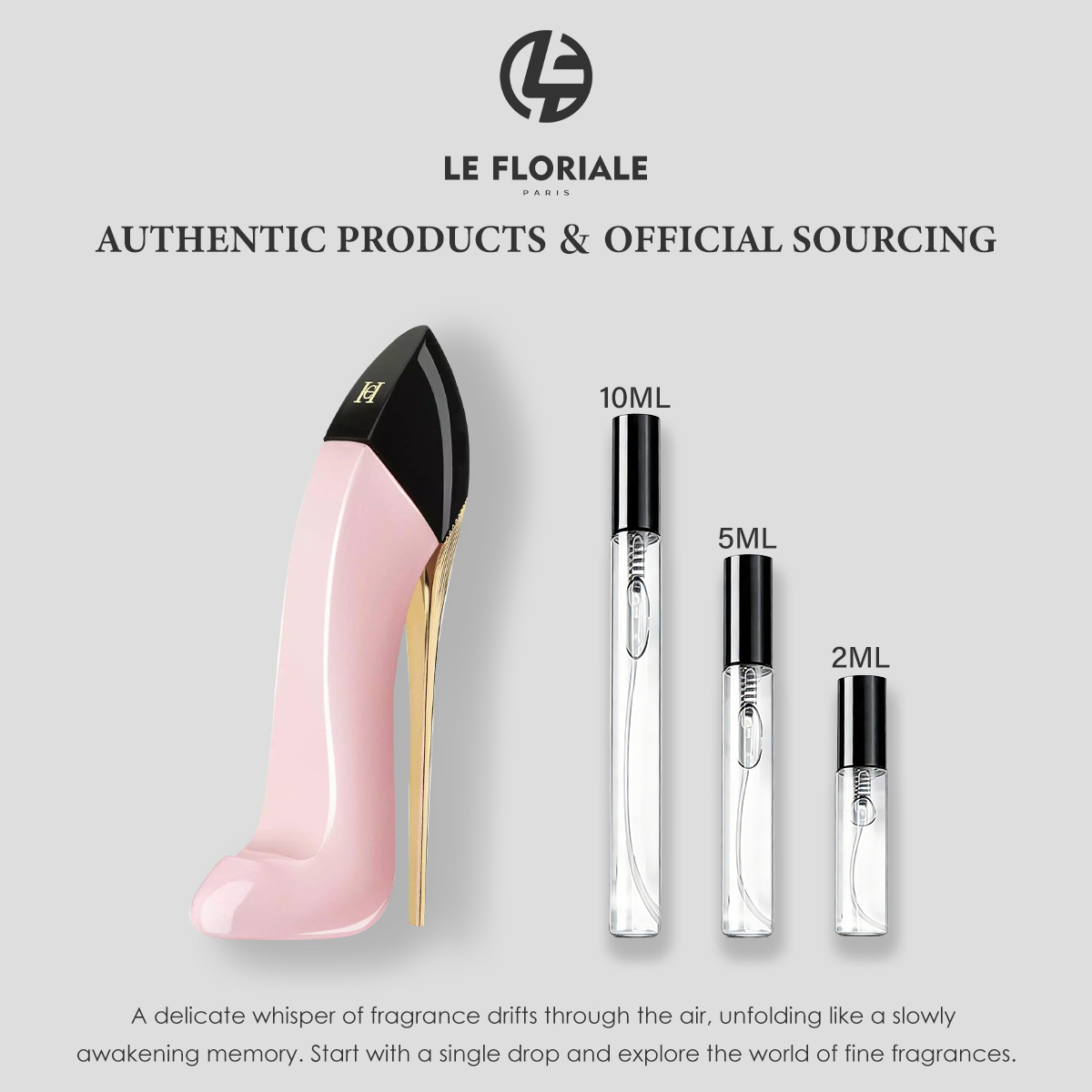 COD Carolina Herrera Good Girl EDP & Good Girl Blush EDP 2ml/5ml/10ml Women's perfume