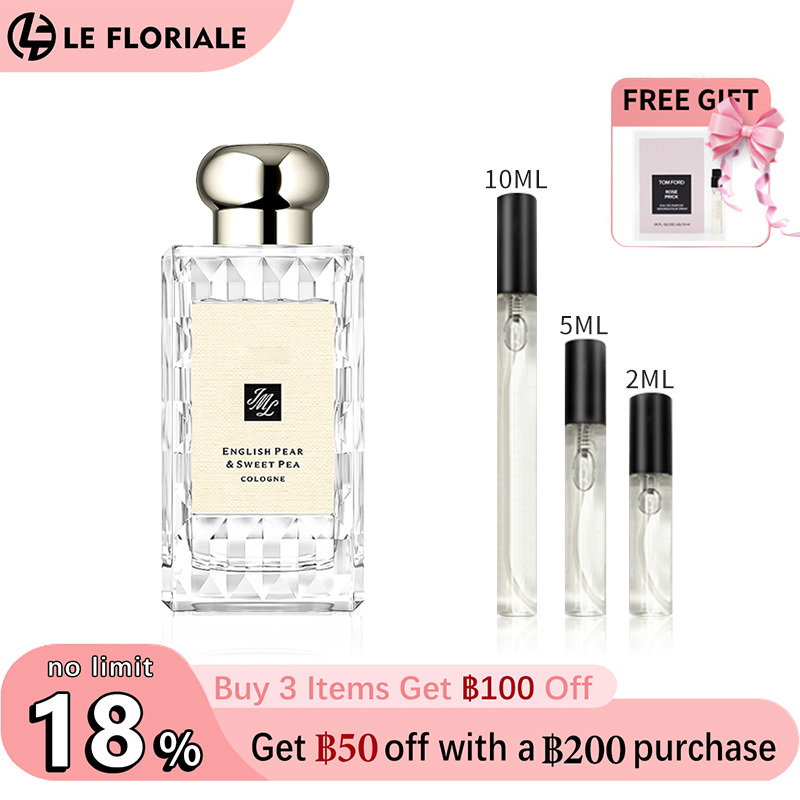 【ของแท้✓จัดส่งรวดเร็ว】English Pear & Freesia | Wood Sage & Sea Salt EDC 2ml/5ml/10ml unisex  น้ําหอมผู้หญิง  น้ําหอม น้ำหอมขายดี น้ำหอมพกพา  กลิ่นหอม