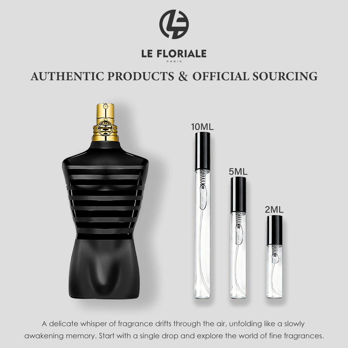 COD Jean Paul Gaultier Le Male Le Parfum & Le Beau EDT 2ml/5ml/10ml Men's Perfume