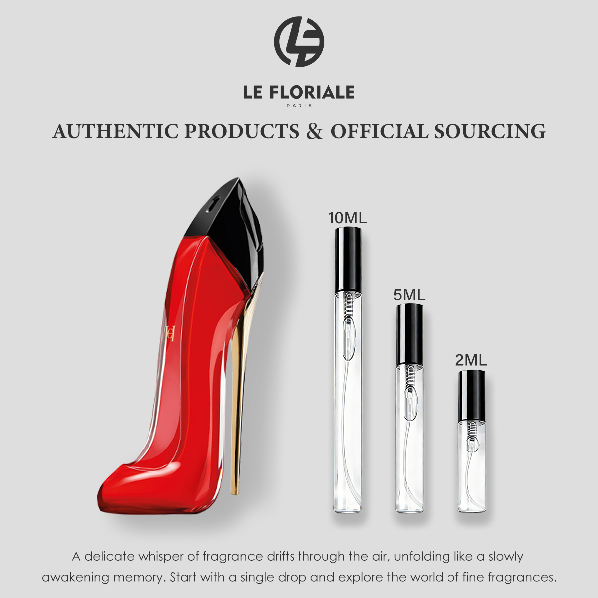 COD Carolina Herrera Good Girl EDP & Good Girl Blush EDP 2ml/5ml/10ml Women's perfume