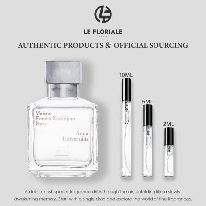 COD  MFK Baccarat Rouge 540 EDP & A La Rose & Aqua Universalis 2ml / 5ml / 10ml น้ําหอม unisex 