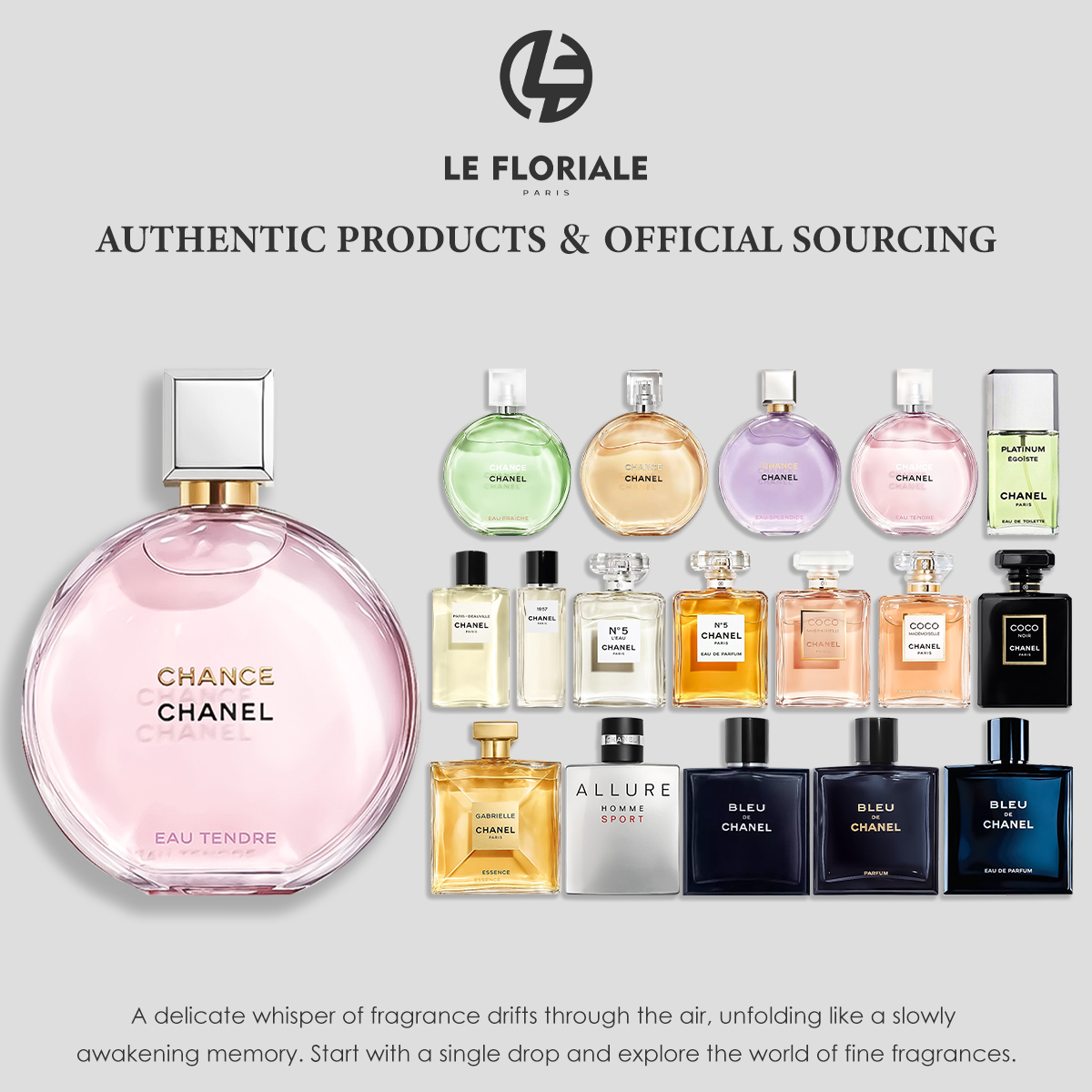 COD CHANEL Chane Bleu de EDP & Chance Eau Tendre EDP 2ml/5ml/10mlMen's and women's perfume