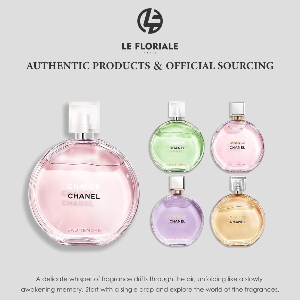 COD CHANEL Chance Eau Tendre EDP/Chance Eau Fraiche EDT 2ml/5ml/10ml  Women's perfum