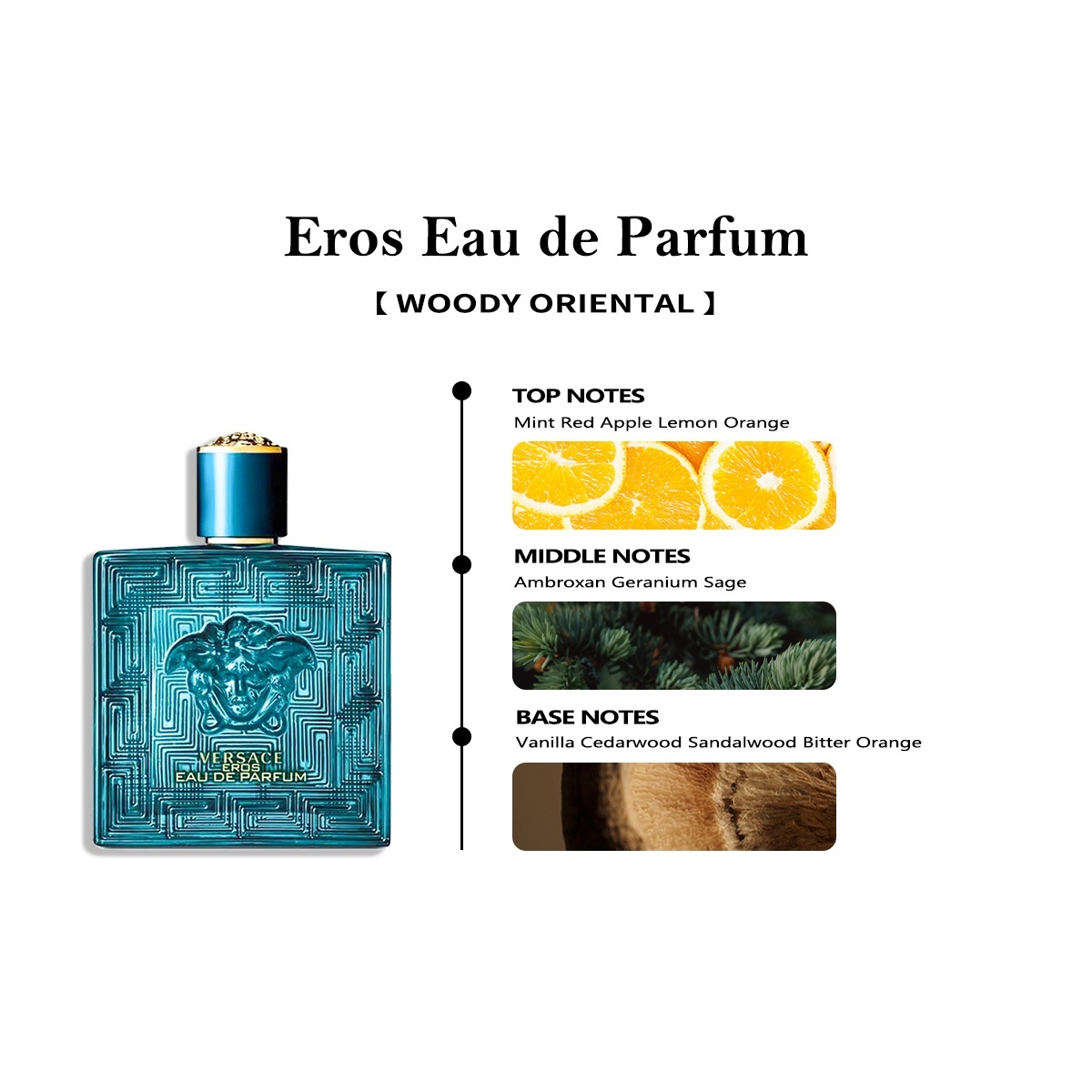 【Men's perfume】 Versace Eros for men EDT/Eros Flame EDP/ Eros Eau de Parfum 2ml/5ml/10ml 