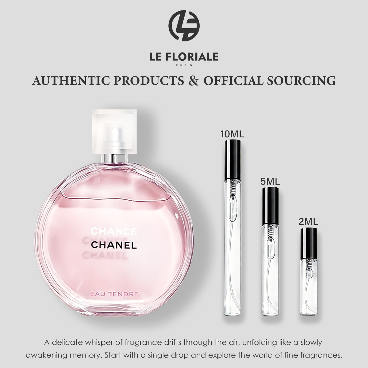 COD CHANEL Chane Bleu de EDP & Chance Eau Tendre EDP 2ml/5ml/10mlMen's and women's perfume
