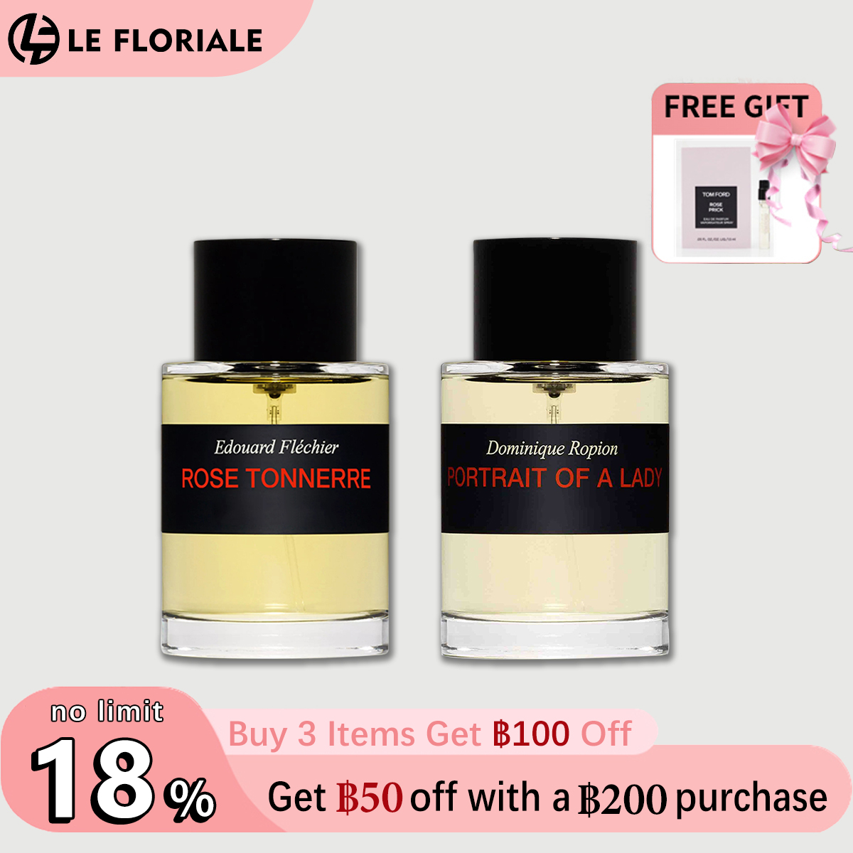 【ของแท้✓จัดส่งรวดเร็ว】Portrait of a Lady & Rose Tonnerre EDP 2ml/5ml/10ml น้ําหอม unisexน้ำ หอมพกพา กลิ่นติดทนนาน น้ำหอมขายดี  น้ำหอมพกพา 