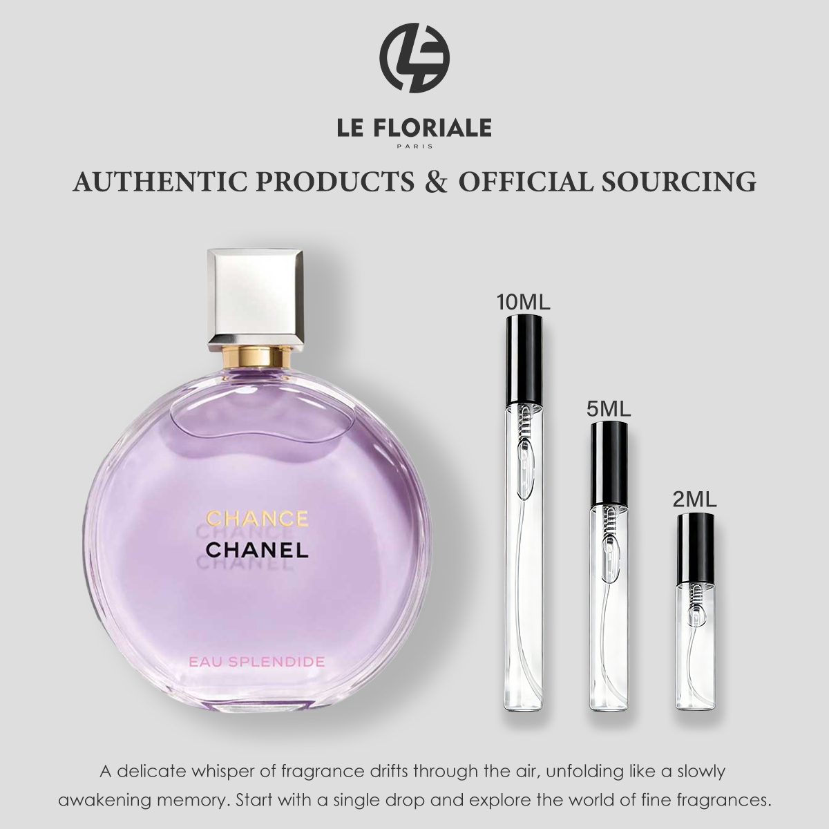 COD CHANEL Chane Bleu de EDP & Chance Eau Tendre EDP 2ml/5ml/10mlMen's and women's perfume