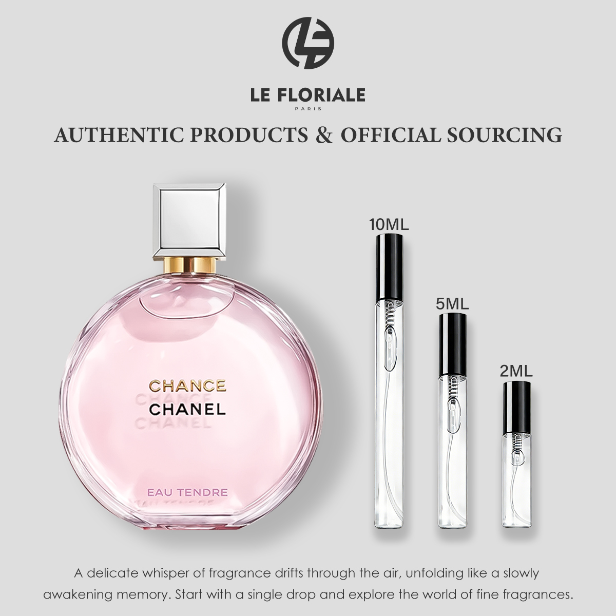 COD CHANEL Chane Bleu de EDP & Chance Eau Tendre EDP 2ml/5ml/10mlMen's and women's perfume