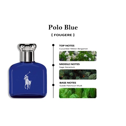 【Men's perfume】 Ralph Lauren Polo Blue EDT 2ml / 5ml / 10ml 