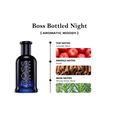 【Men's perfume】Hugo Boss Boss Bottled Night EDT &  Boss Bottled, 1998 EDT 2ml/5ml/10ml 