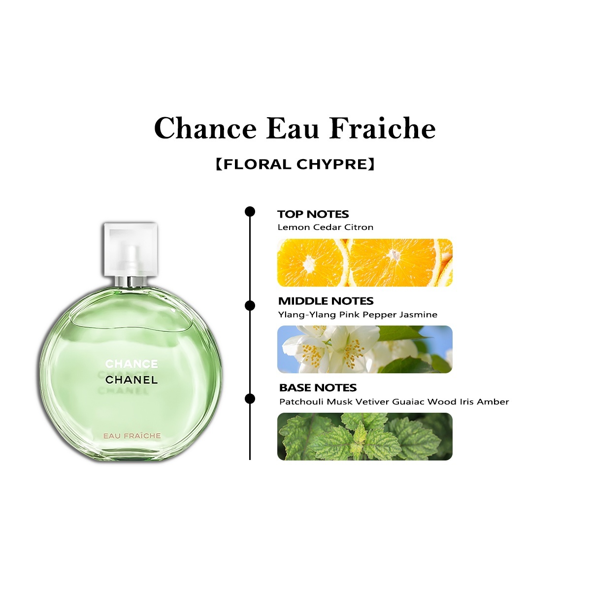 【Men's and women's perfume】Chane Bleu de EDP & Chance Eau Tendre EDP 2ml/5ml/10ml