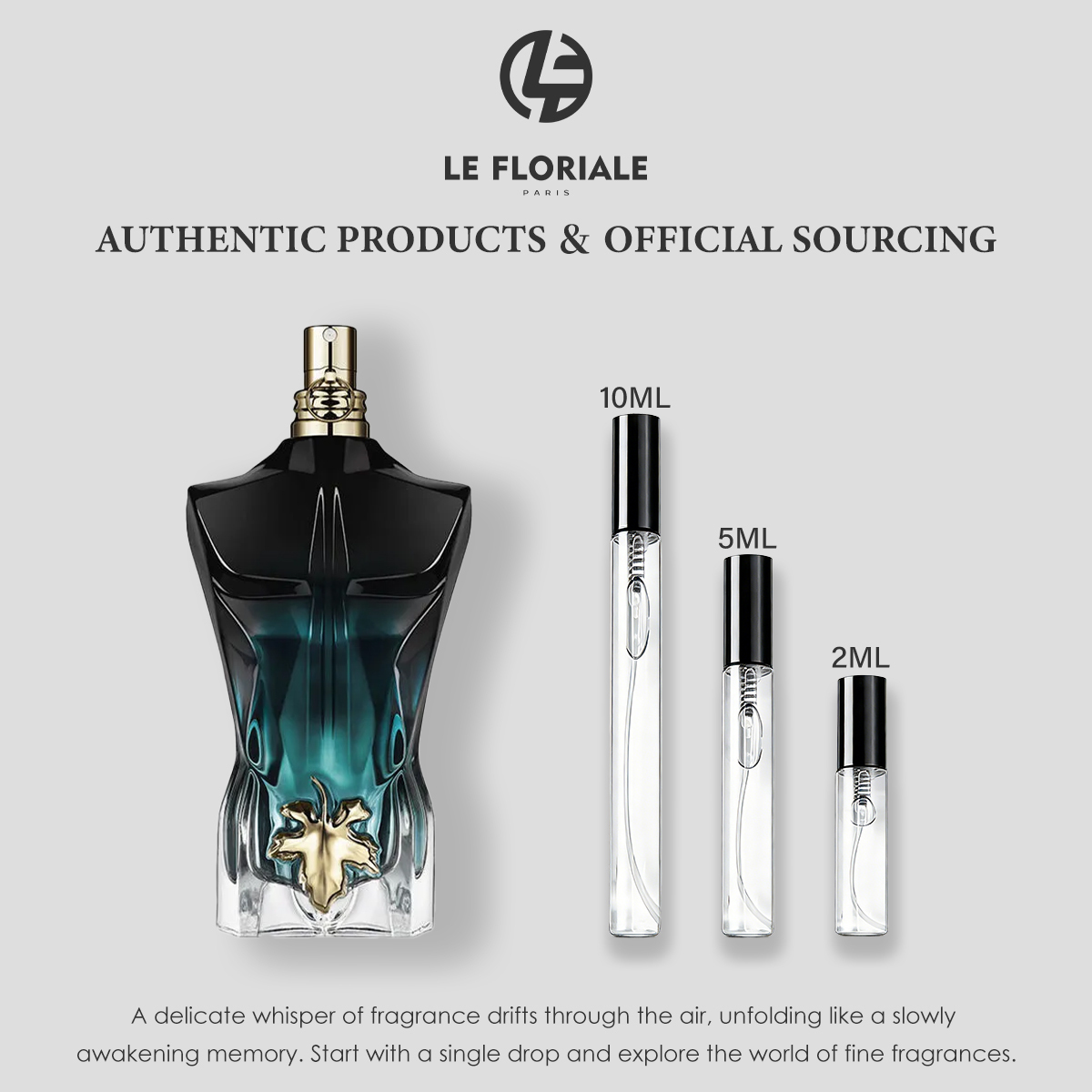 COD Jean Paul Gaultier Le Male Le Parfum & Le Beau EDT 2ml/5ml/10ml Men's Perfume