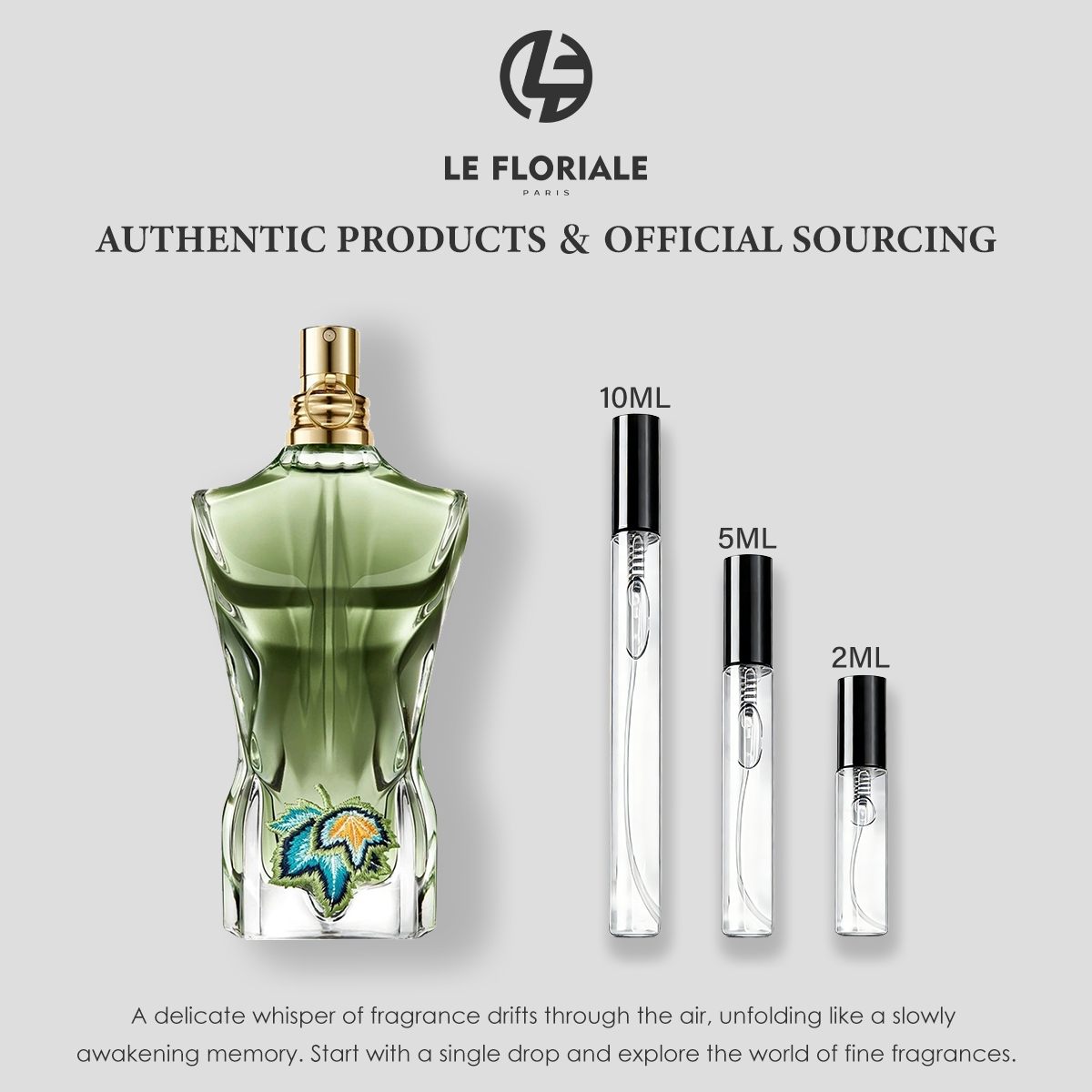 COD Jean Paul Gaultier Le Male Le Parfum & Le Beau EDT 2ml/5ml/10ml Men's Perfume