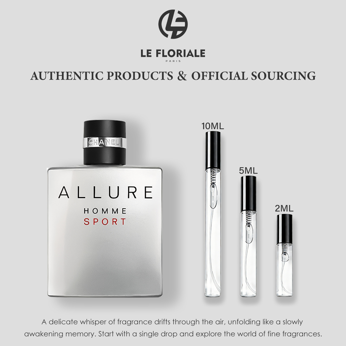 COD CHANEL Allure Homme Sport EDT 2ml / 5ml / 10ml Men's Fragrance