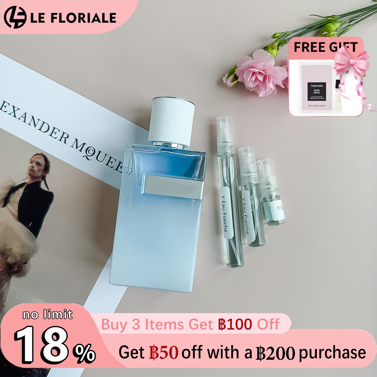 【ของแท้✓ติดทนนาน】Y Eau Fraiche EDT 2ml / 5ml / 10ml น้ําหอมชาย น้ำหอมตัวอย่าง ขนาดพกพา น้ําหอมเสน่ห์