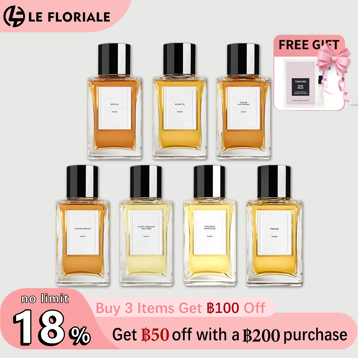 【ของแท้✓จัดส่งรวดเร็ว】Parade EDP & Black Tie & Reptile  EDP/Nightclubbing EDP 2ml/5ml/10ml น้ำหอมขายดี น้ําหอม unisex น้ำหอมพกพา กลิ่นติดทนนาน