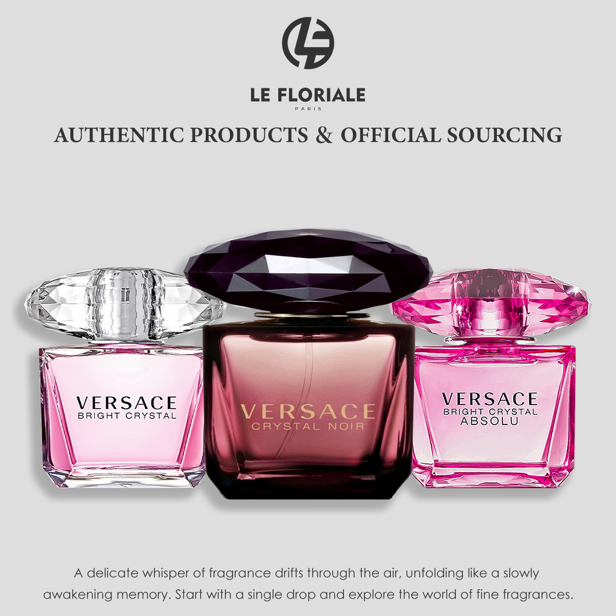 COD Versace Bright Crystal EDP & Eros for men 2ml/5ml/10ml Women's perfume