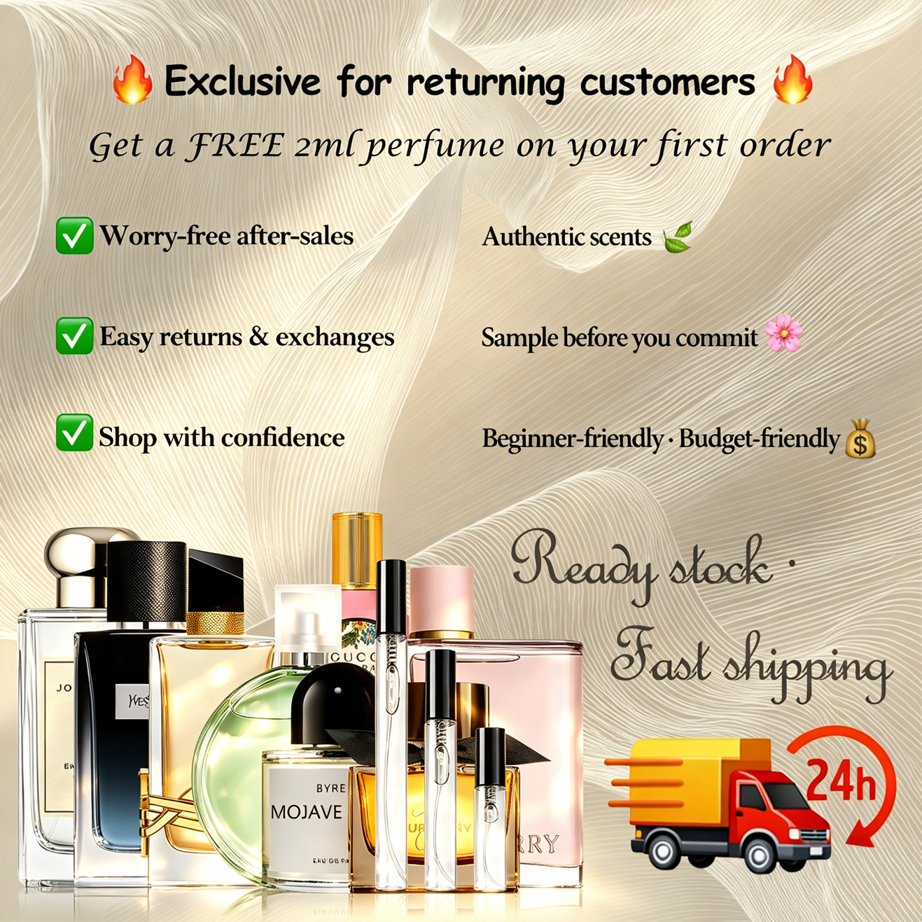 COD Exclusive for returning customers 