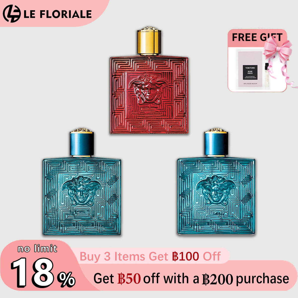 【ของแท้✓จัดส่งรวดเร็ว】 Eros for men EDT/Eros Flame EDP/ Eros Eau de Parfum 2ml/5ml/10ml น้ำหอมพกพา น้ำหอมขายดี  น้ําหอมชาย น้ําหอมเสน่ห์
