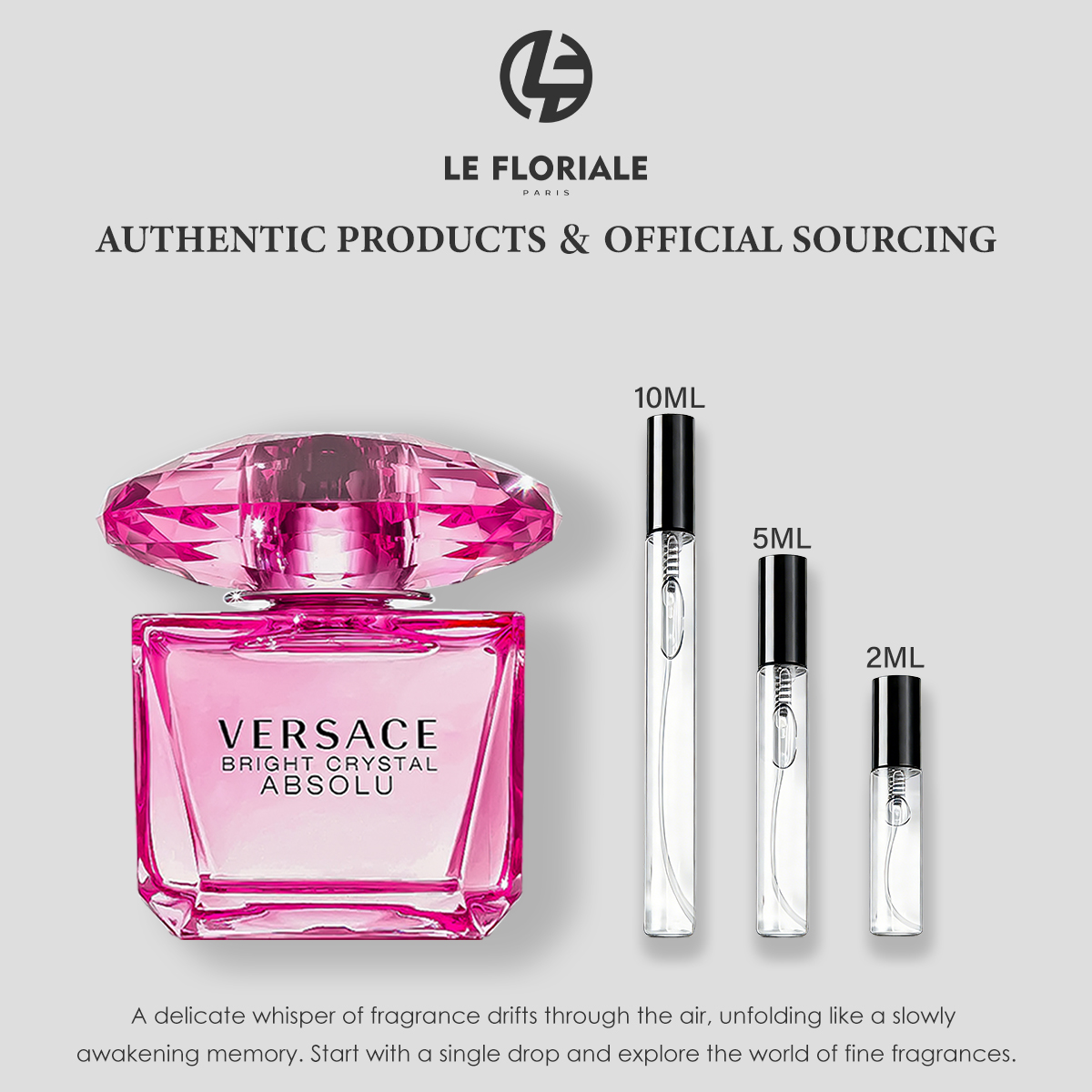 COD Versace Bright Crystal Absolu EDP 2ml / 5ml / 10ml women's perfume