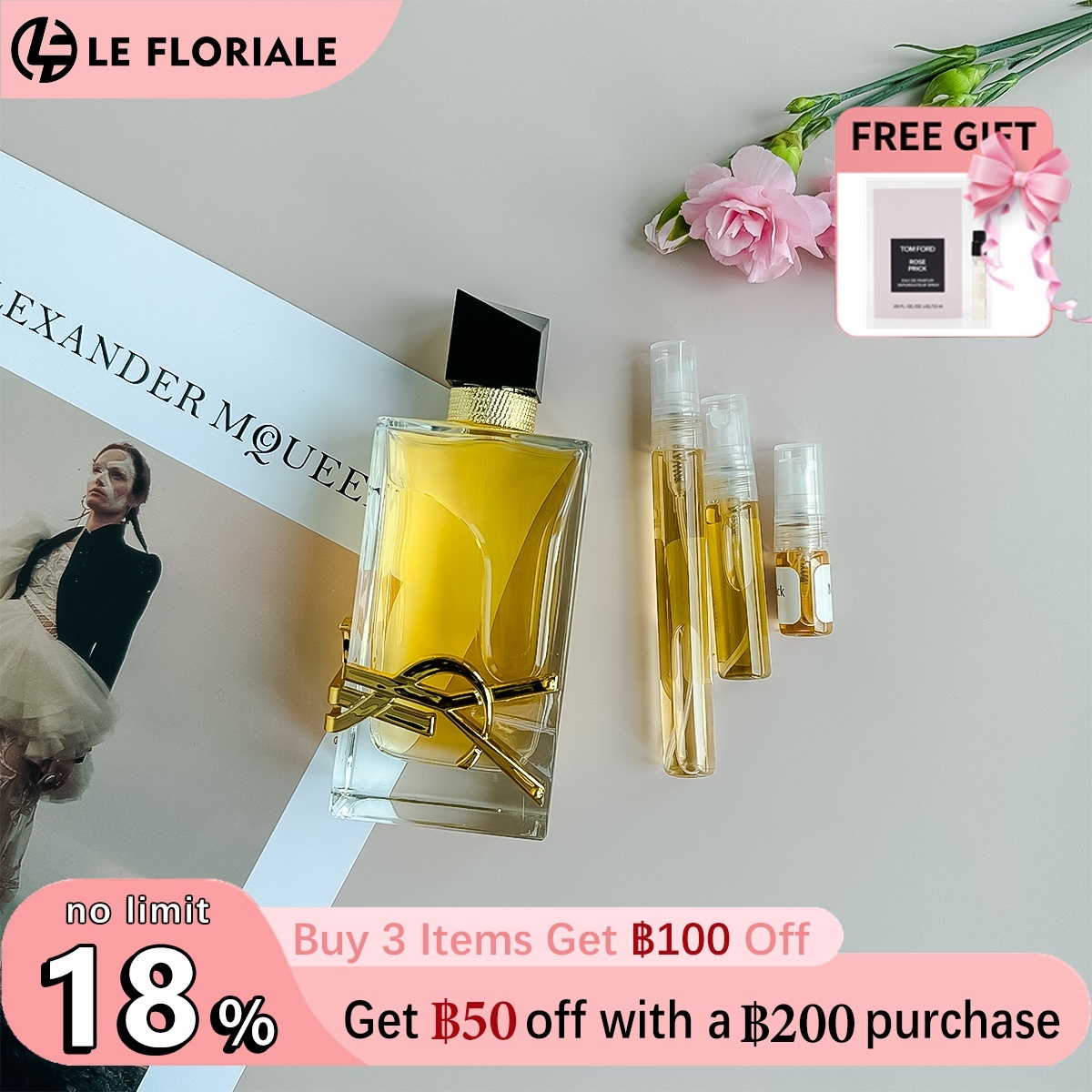 【ของแท้✓ติดทนนาน】Libre EDP 2ml / 5ml / 10ml น้ําหอมผู้หญิง น้ำหอมพกพา พร้อมส่ง กลิ่นติดทนนาน น้ำหอมขายดี