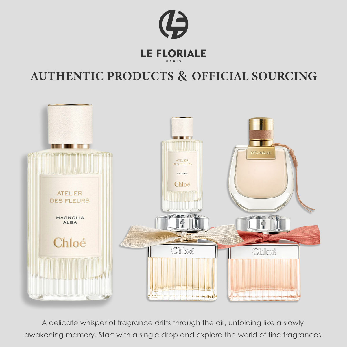 COD Chloe Roses De EDP & Nomade EDP & Atelier des Fleurs Magnolia Alba 2ml/5ml/10ml Women's perfume