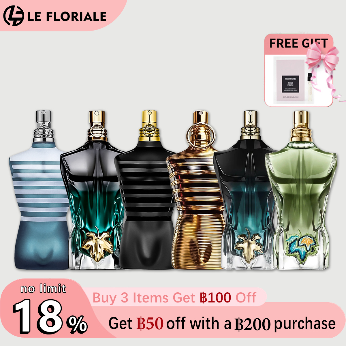 【ของแท้✓จัดส่งรวดเร็ว】Le Male Le Parfum & Le Beau EDT 2ml/5ml/10ml น้ําหอมชาย กลิ่นติดทนนาน น้ำหอมพกพา น้ําหอมเสน่ห์ น้ำหอมขายดี