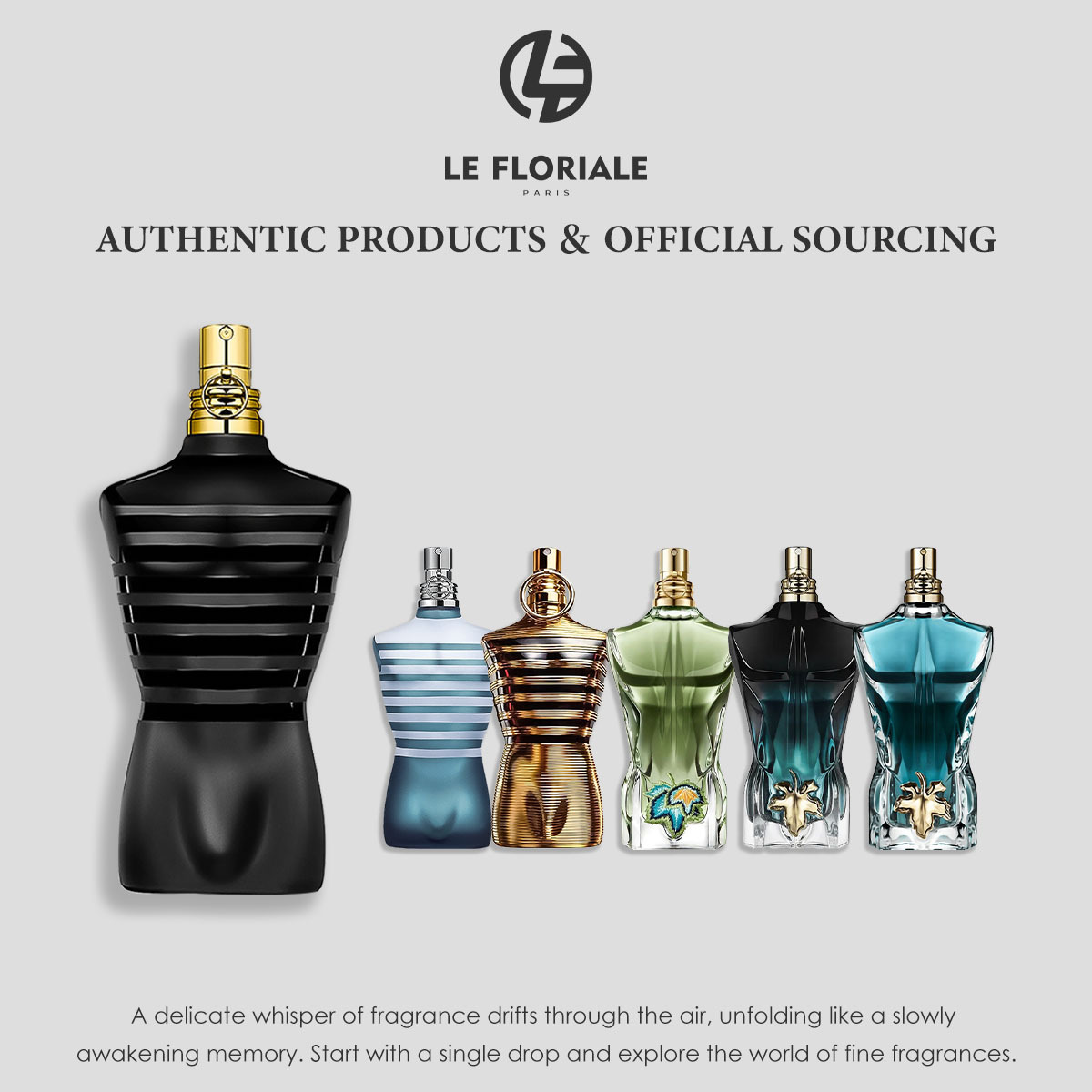 COD Jean Paul Gaultier Le Male Le Parfum & Le Beau EDT 2ml/5ml/10ml Men's Perfume