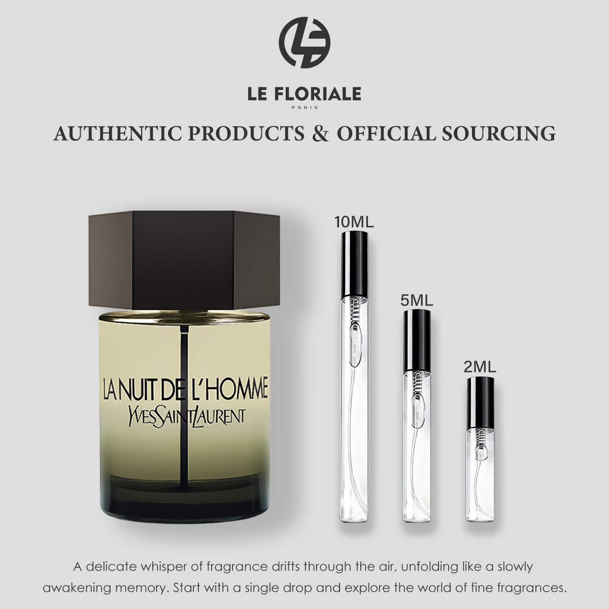 COD YSL Yves Saint Laurent La Nuit de l'Homme EDT 2ml / 5ml / 10ml men's perfume