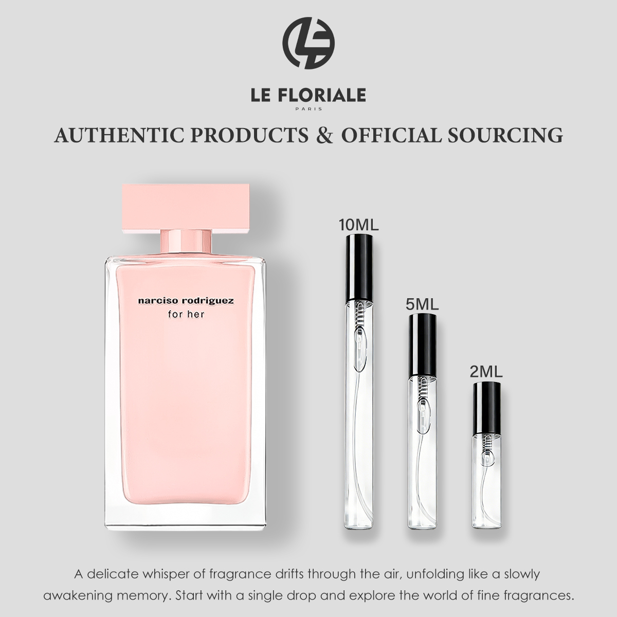 【ของแท้✓จัดส่งรวดเร็ว】 for Her EDP & Fleur Musc for Her 2ml/5ml/10ml น