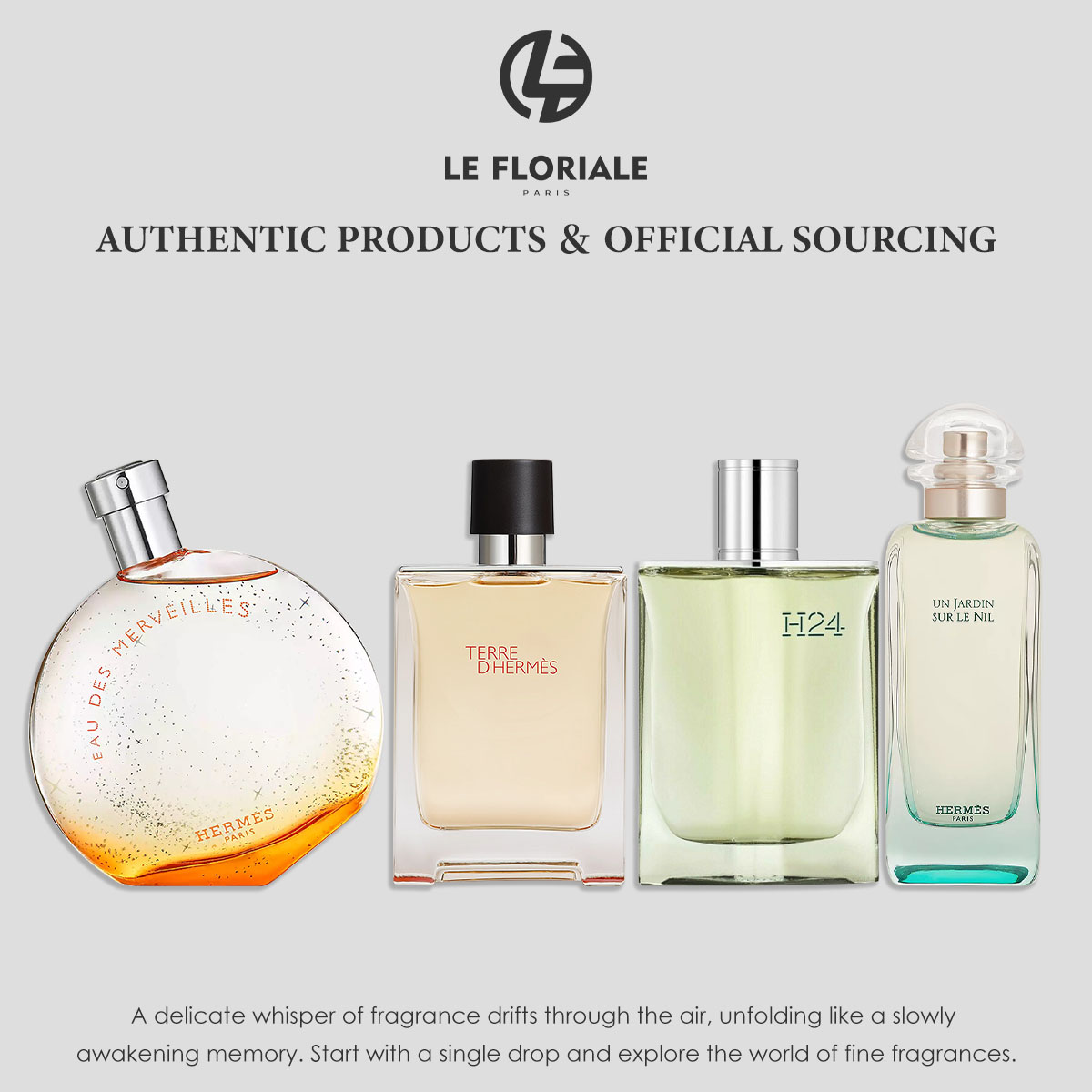 COD Hermes Un Jardin Sur Le Nil & H24 EDT/Terre d'Hermes EDT 2ml/5ml/10ml Men's and women's perfume