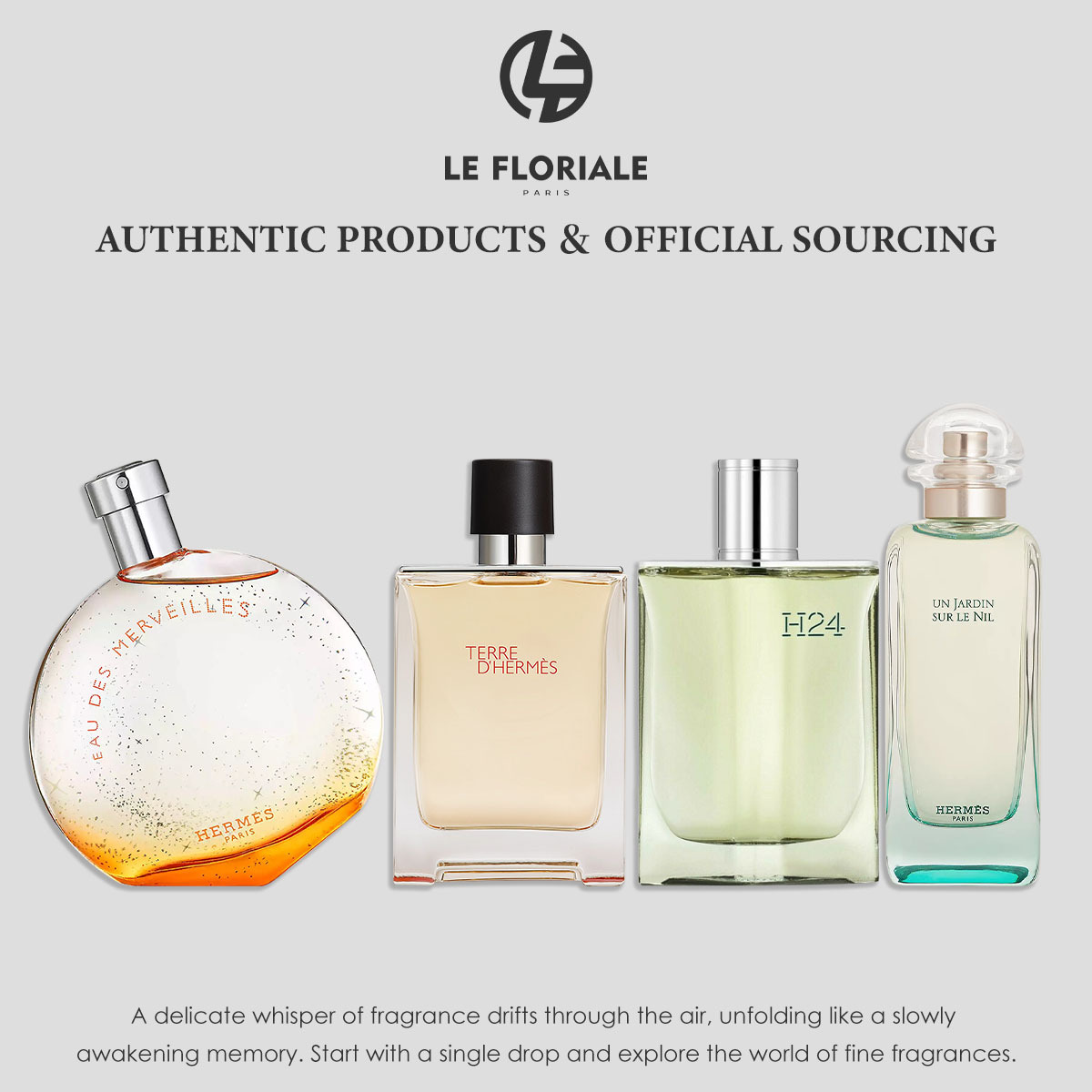 COD Hermes Un Jardin Sur Le Nil & H24 EDT/Terre d'Hermes EDT 2ml/5ml/10ml Men's and women's perfume