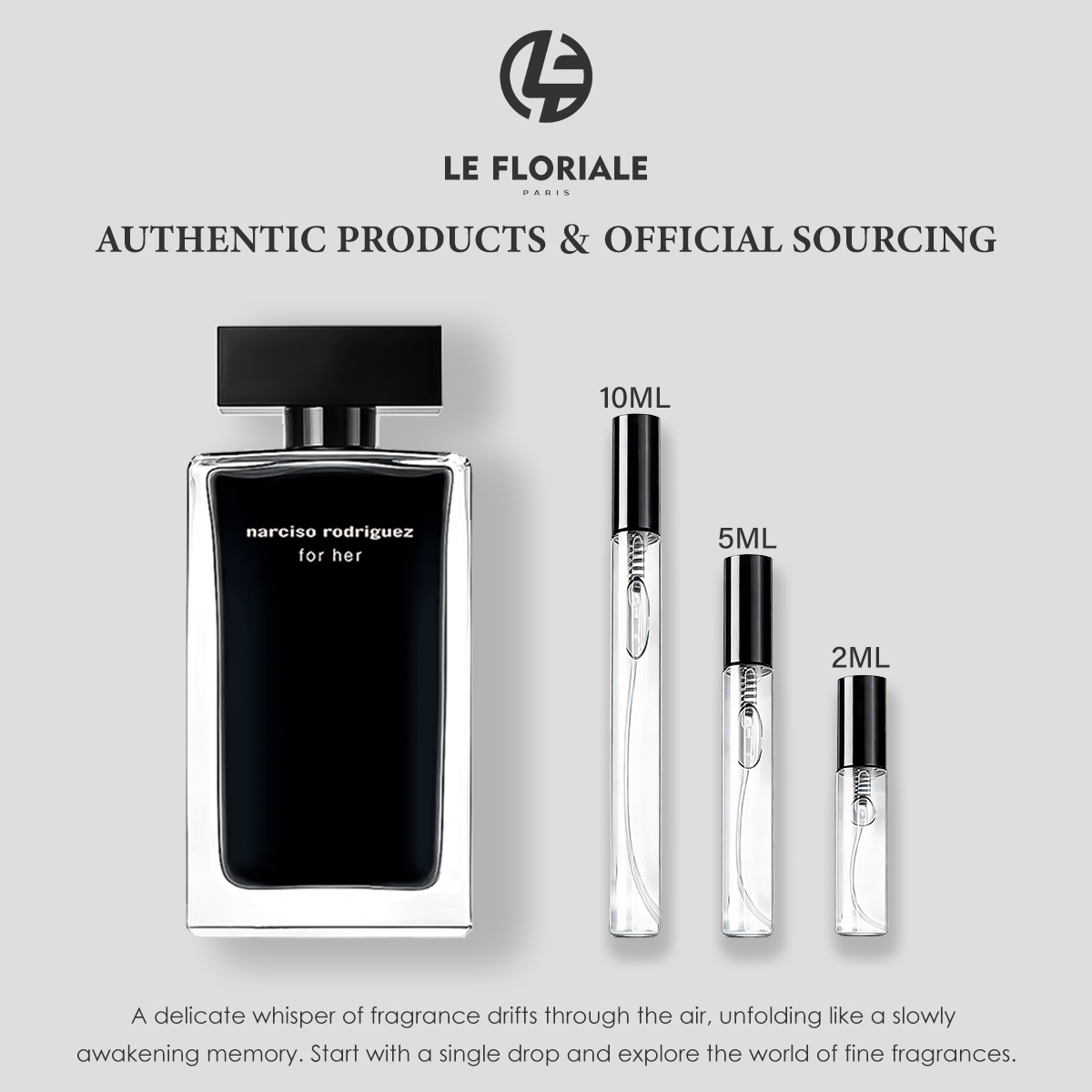 COD Narciso Rodriguez For Her EDT 2ml / 5ml / 10ml Women's perfume