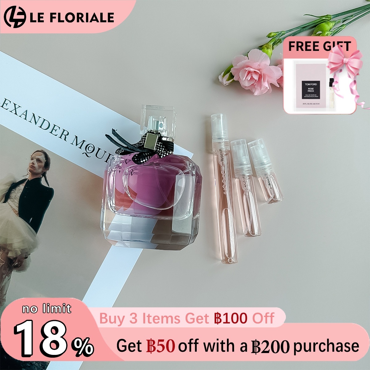 【ของแท้✓ติดทนนาน】Mon Paris Couture EDP 2ml / 5ml / 10ml น้ําหอมผู้หญิง น้ำหอมพกพา ขนาดทดลอง