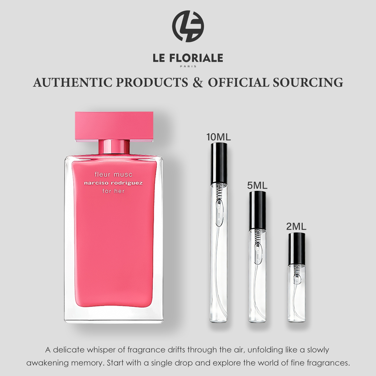 COD Narciso for Her EDP & Fleur Musc for Her 2ml/5ml/10ml Women's perfume