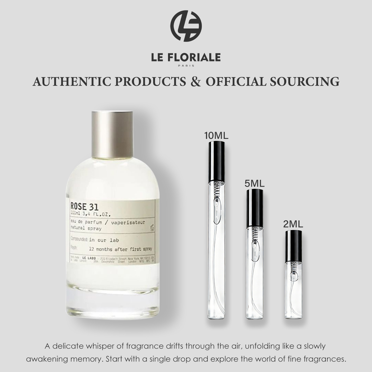 COD Le Labo Rose 31 EDP 2ml / 5ml / 10ml Unisex perfume