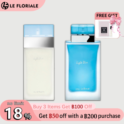 【ของแท้✓จัดส่งรวดเร็ว】Light Blue Eau Intense & Light Blue EDP  น้ําหอมผู้หญิง ติดทนนาน น้ำหอมพกพา น้ำหอมขายดี  น้ําหอมมินิ กลิ่นหอม