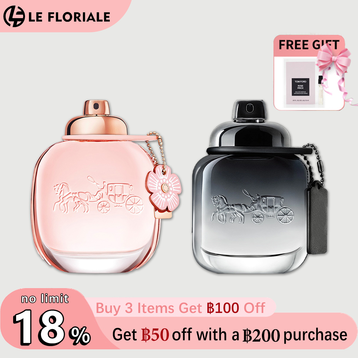 【ของแท้✓จัดส่งรวดเร็ว】Floral Eau de Parfum & New York Men EDT 2ml/5ml/10ml น้ําหอมชาย น้ําหอมผู้หญิง น้ำหอมพกพา  น้ำหอมมินิ กลิ่นติดทนนาน