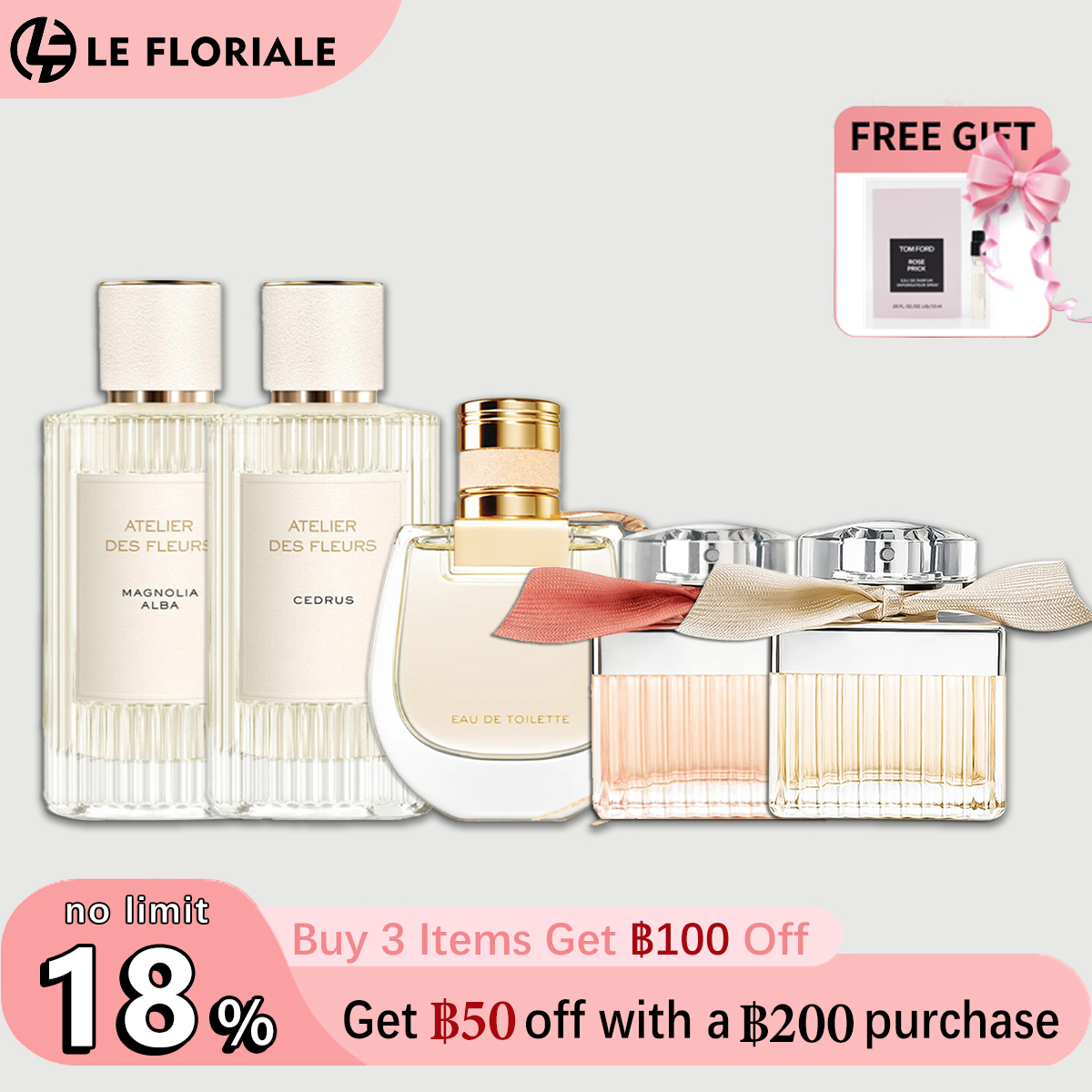 【ของแท้✓จัดส่งรวดเร็ว】 Roses De EDP & Nomade EDP & Atelier des Fleurs Magnolia Alba 2ml/5ml/10ml น้ำหอมพกพา สินค้าขายดี น้ําหอมผู้หญิง ติดทนนาน พร้อมส่ง ขนาดทดลอง