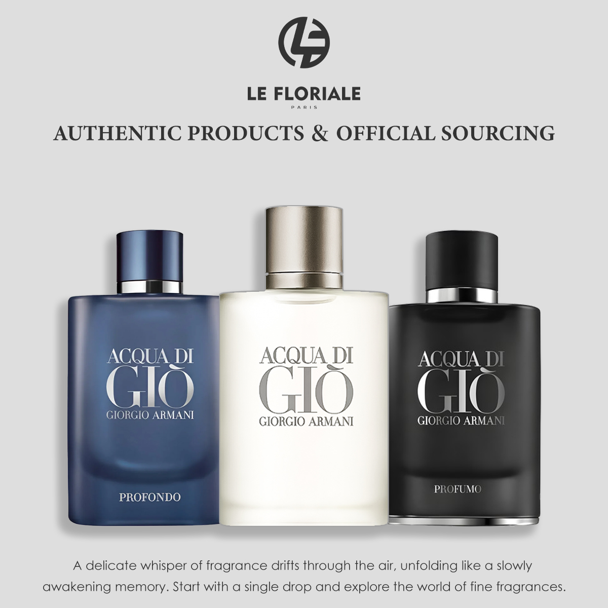 COD Acqua di Gio EDT & Acqua di Giò Profumo EDP 2ml/5ml/10ml Men's perfume