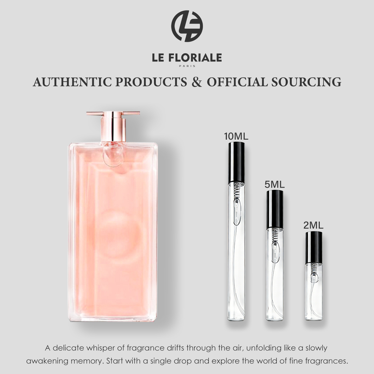 【ของแท้✓ติดทนนาน】 Idôle EDP 2ml / 5ml / 10ml น้ําหอมผู้หญิง น้ำหอมแฟชั