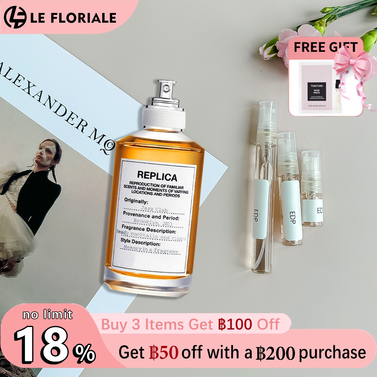 【ของแท้✓จัดส่งรวดเร็ว】 Jazz Club EDT 2ml / 5ml / 10ml น้ําหอมชาย น้ำหอมขายดี น้ำหอมพกพา น้ําหอมเสน่ห์ ขนาดทดลอง กลิ่นหอม