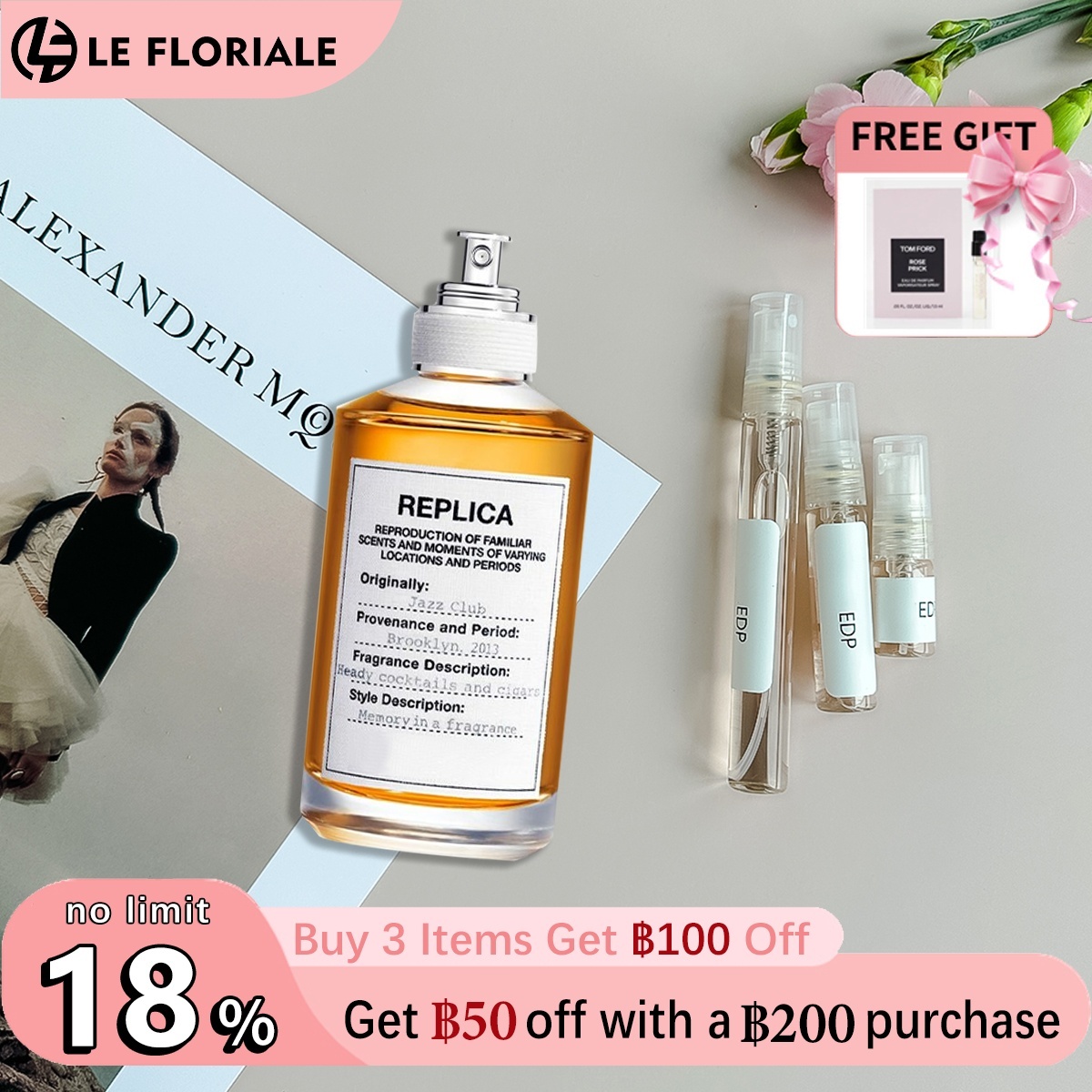 【ของแท้✓จัดส่งรวดเร็ว】 Jazz Club EDT 2ml / 5ml / 10ml น้ําหอมชาย น้ำหอมขายดี น้ำหอมพกพา น้ําหอมเสน่ห์ ขนาดทดลอง กลิ่นหอม