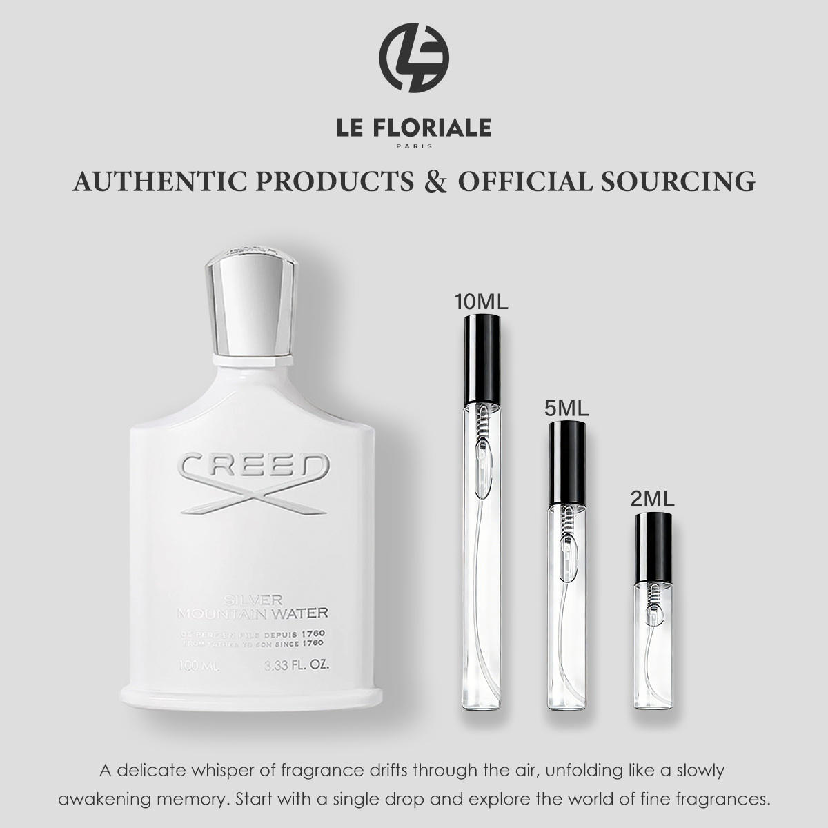 COD Creed Silver Mountain Water EDP 2ml / 5ml / 10ml Unisex perfume